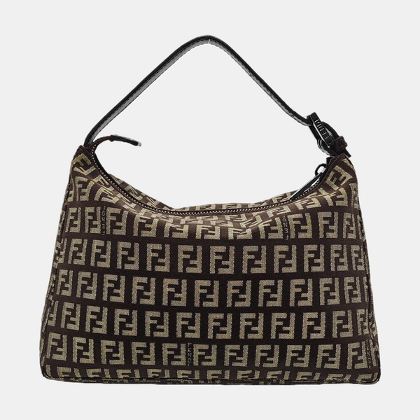 Canvas Top Handle Bag Brown