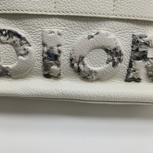 Dior And Daniel Arsham Calfskin White