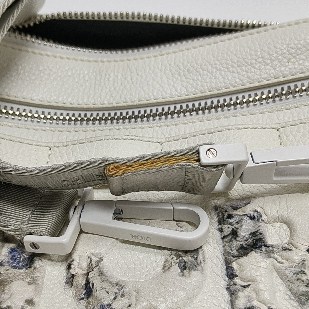 Dior And Daniel Arsham Calfskin White