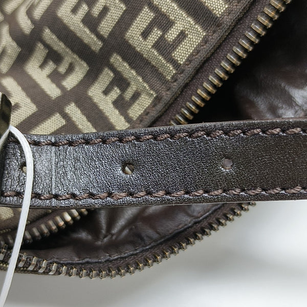 Canvas Top Handle Bag Brown