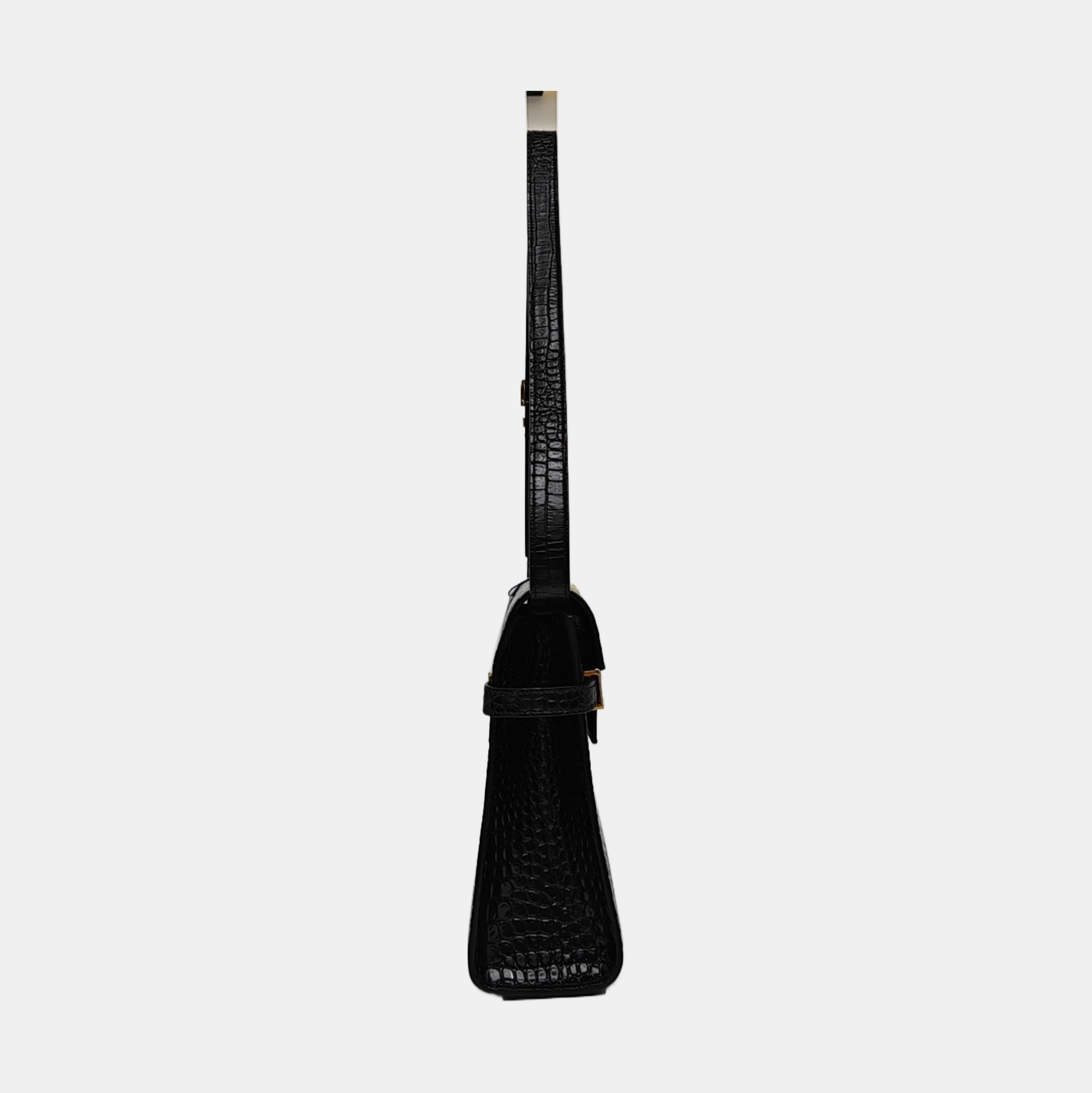MANHATTAN Medium Calfskin Black