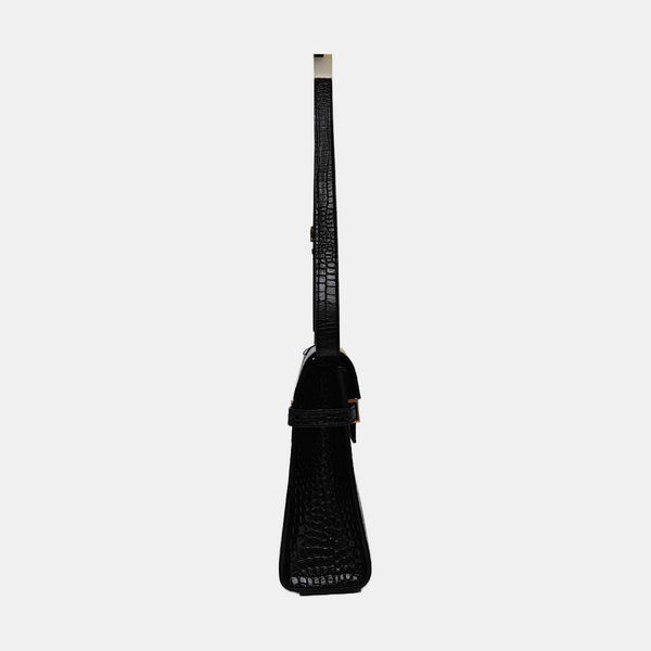 MANHATTAN Medium Calfskin Black