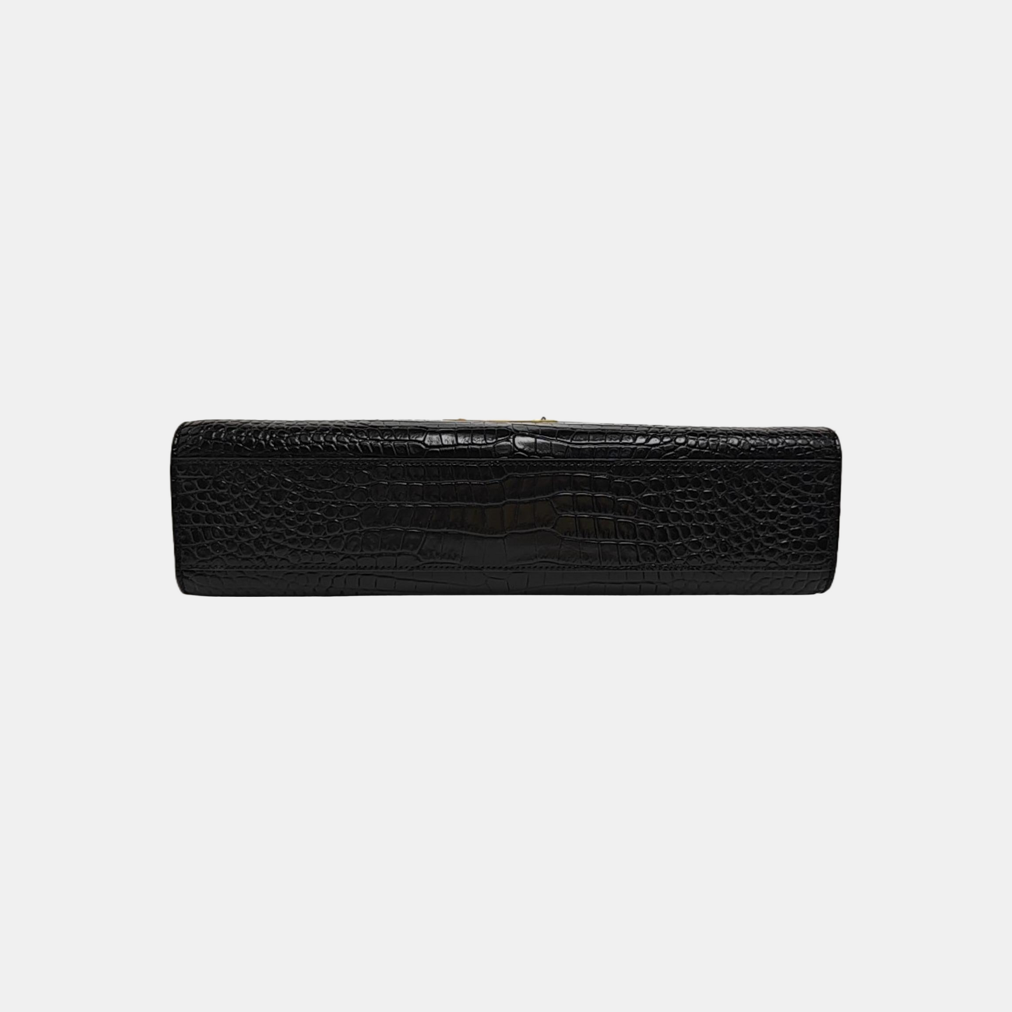 MANHATTAN Medium Calfskin Black