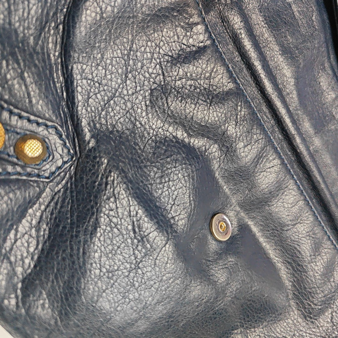 Classic City Small Lambskin Blue