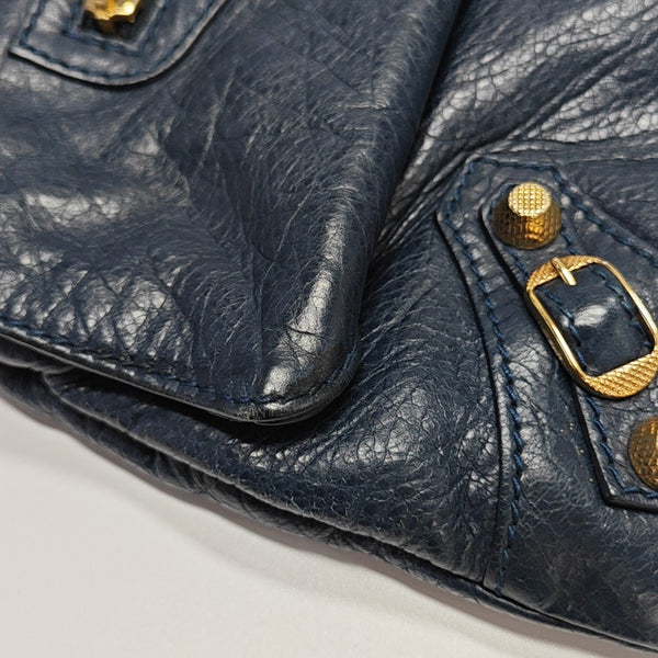 Classic City Small Lambskin Blue
