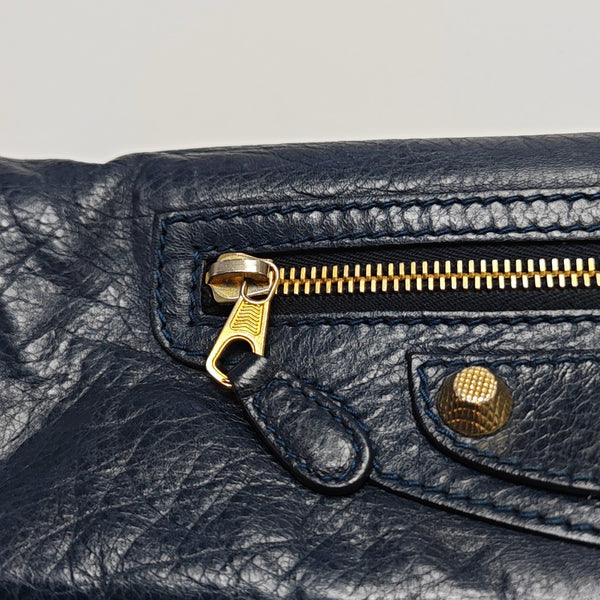 Classic City Small Lambskin Blue