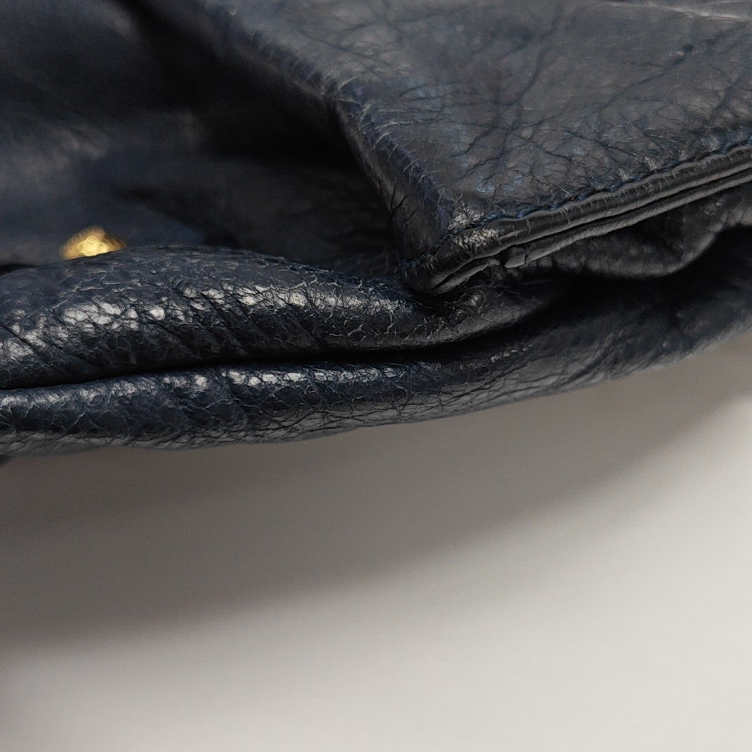 Classic City Small Lambskin Blue