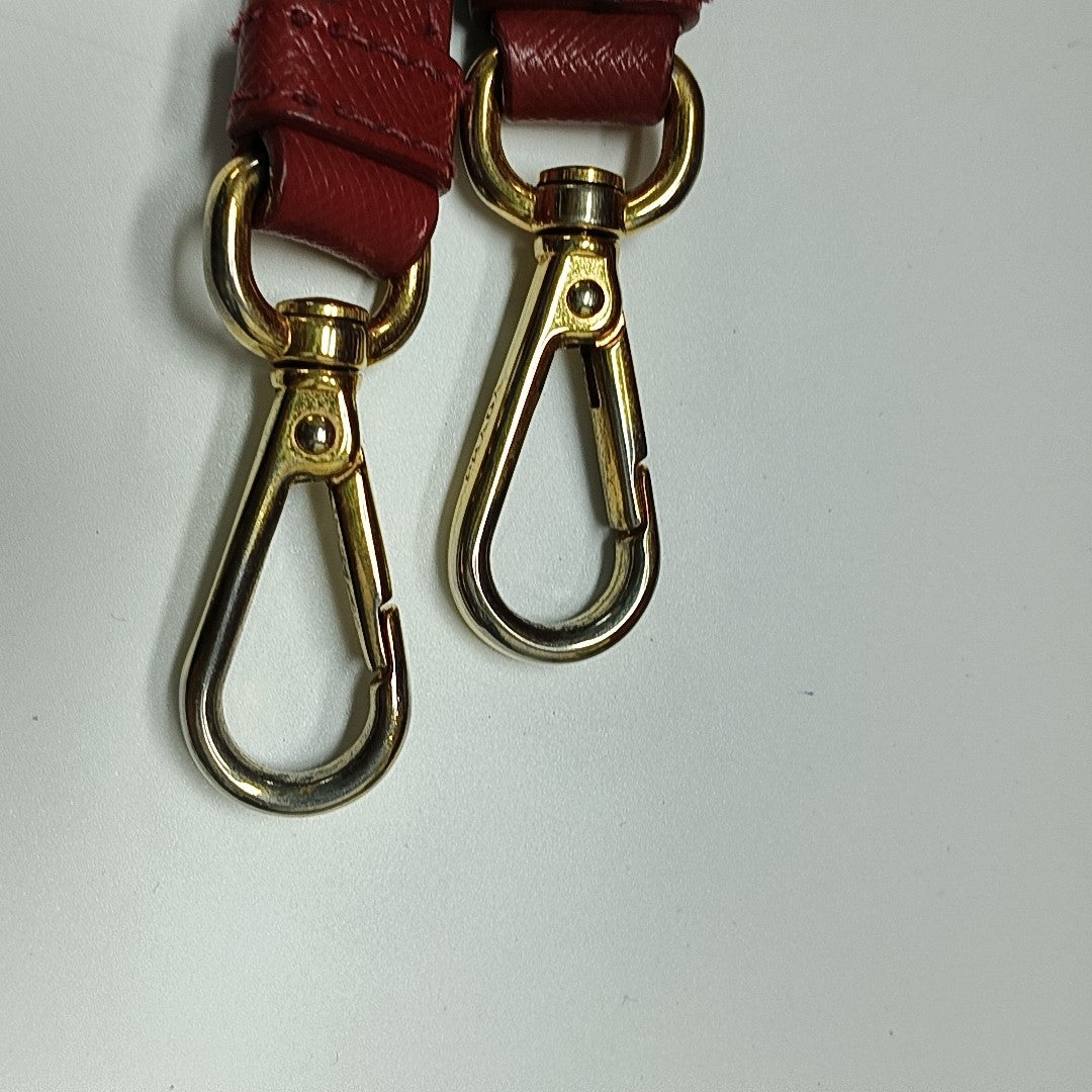 Galleria Extra Large Saffiano Calfskin Red