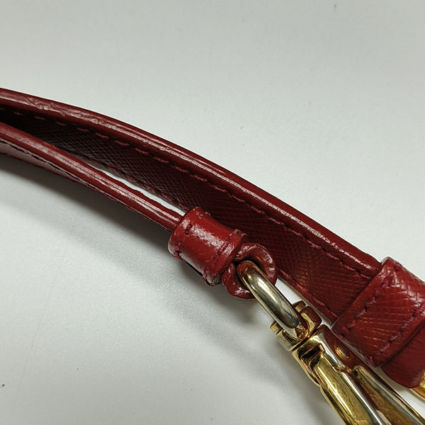 Galleria Extra Large Saffiano Calfskin Red