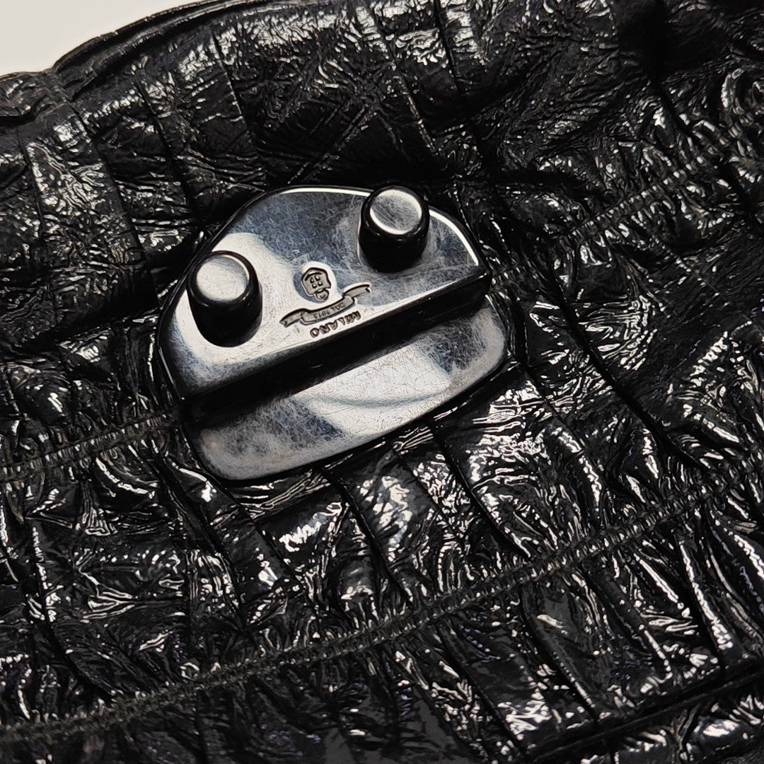 Gaufre Quilted Lambskin Black