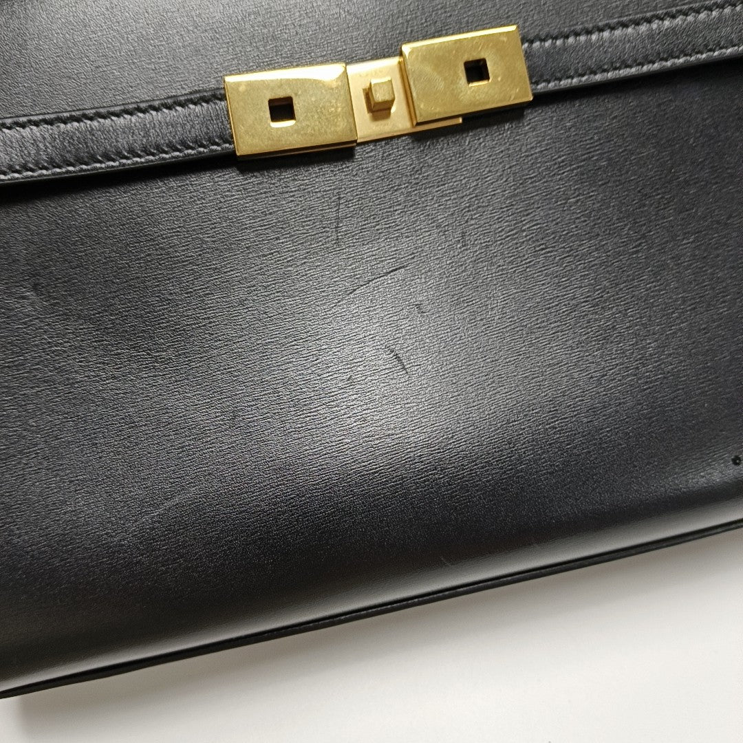 MANHATTAN Small Calfskin Black