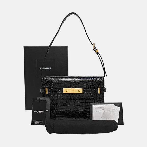 MANHATTAN Small Calfskin Black