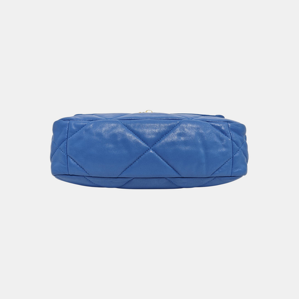CHANEL 19 Small Quilted Lambskin Blue
