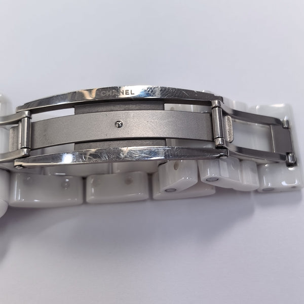 J12 38mm White Automatic Watch