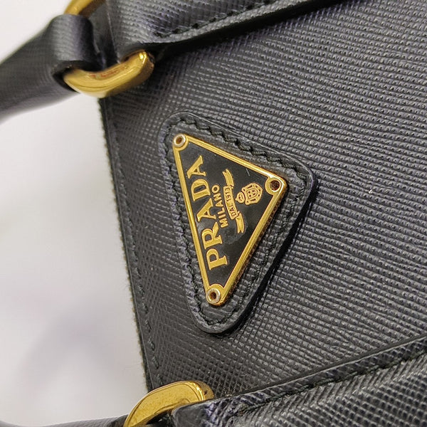 Galleria Super Mini Saffiano Calfskin Black