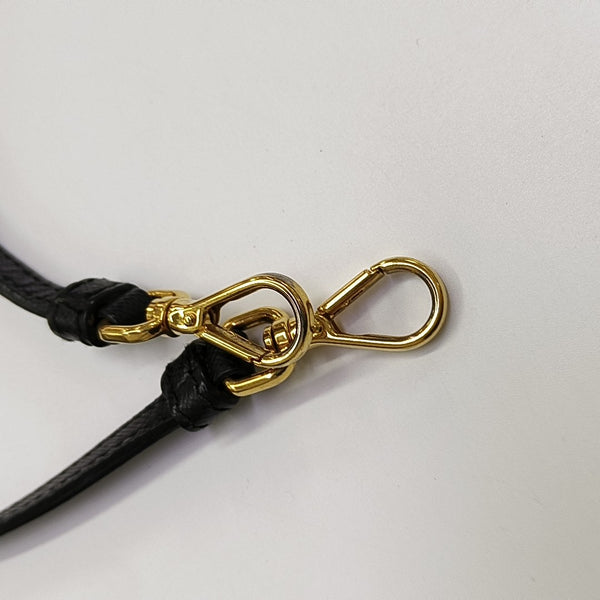 Galleria Super Mini Saffiano Calfskin Black