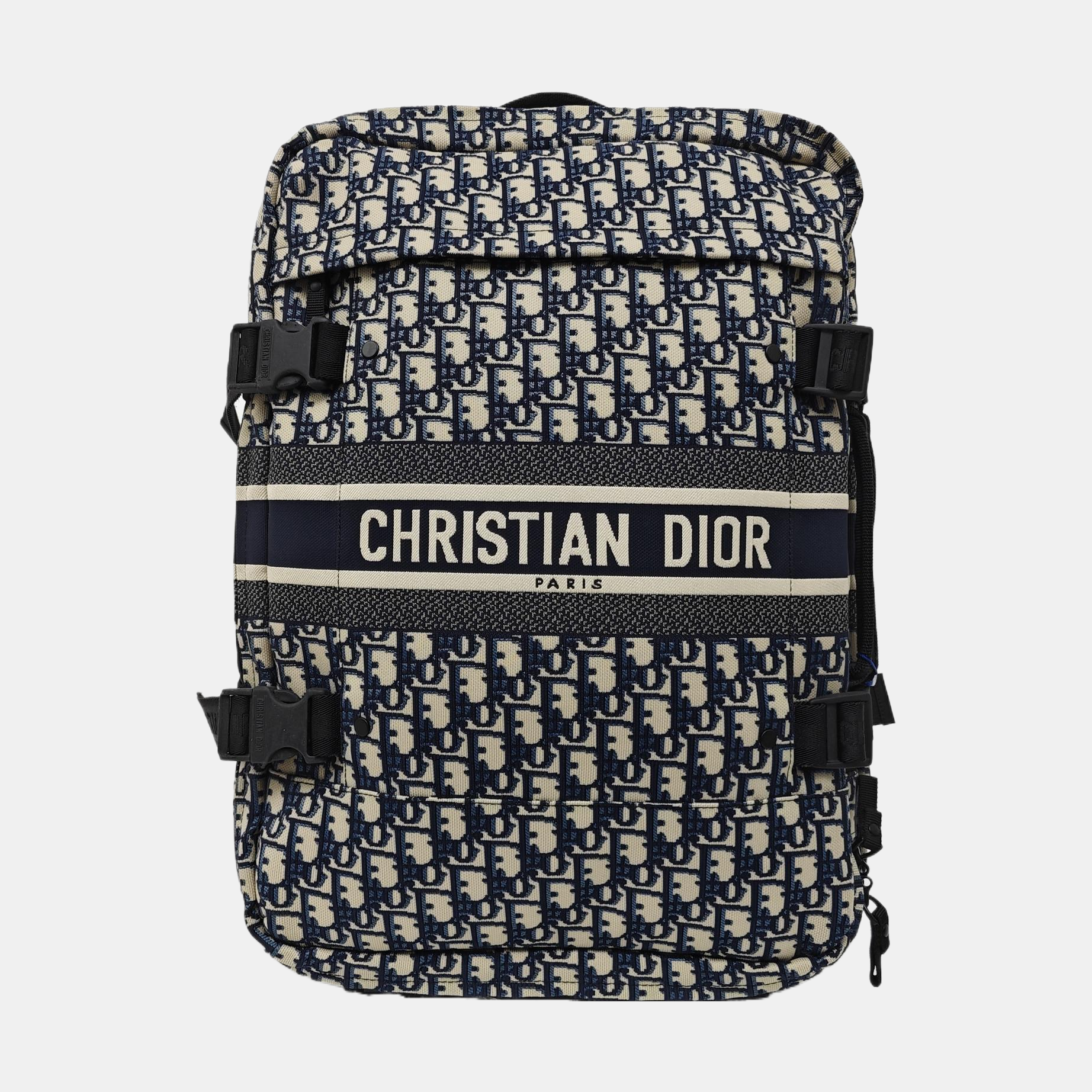 Diortravel Mini Oblique Fabric Blue