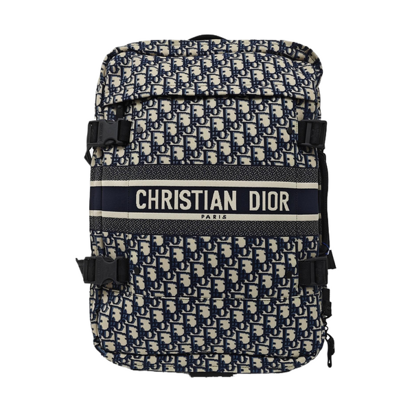 Diortravel Mini Oblique Fabric Blue