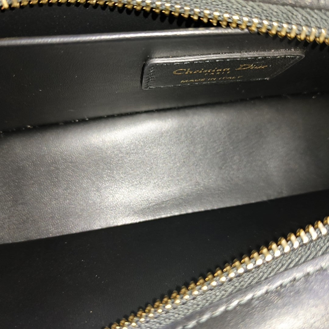 Lady D-Joy Medium Cannage Lambskin Black