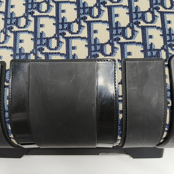 Diortravel Mini Oblique Fabric Blue