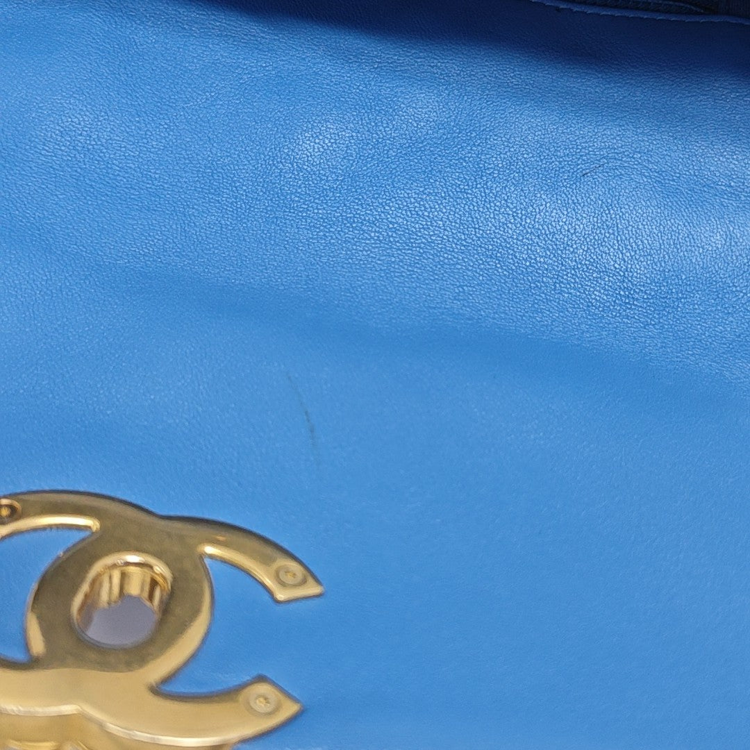 CHANEL 19 Small Quilted Lambskin Blue