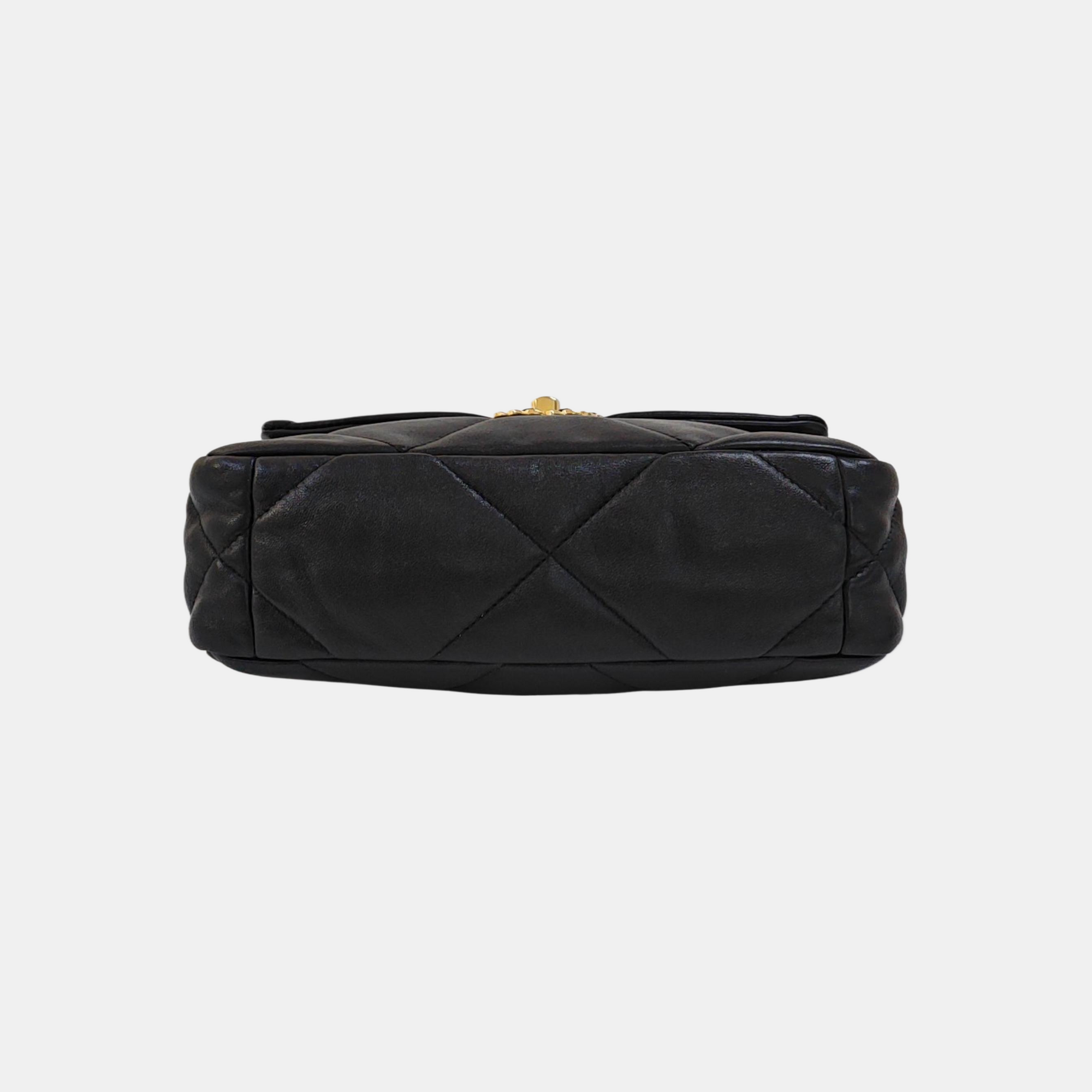 CHANEL 19 Small Quilted Lambskin Black