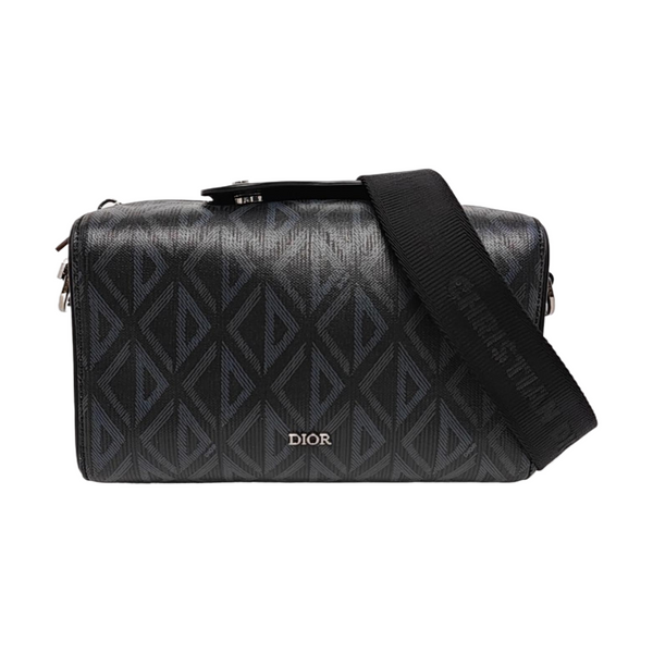 Lingot Oblique Coated Canvas Black