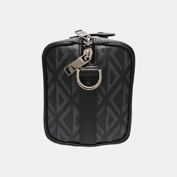 Lingot Oblique Coated Canvas Black