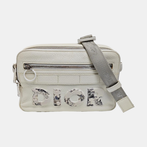 Dior And Daniel Arsham Calfskin White