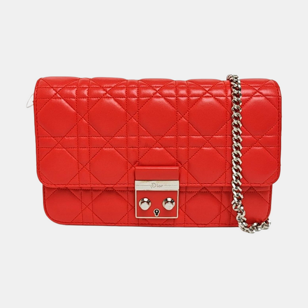 Rendez-Vous Cannage Lambskin Red