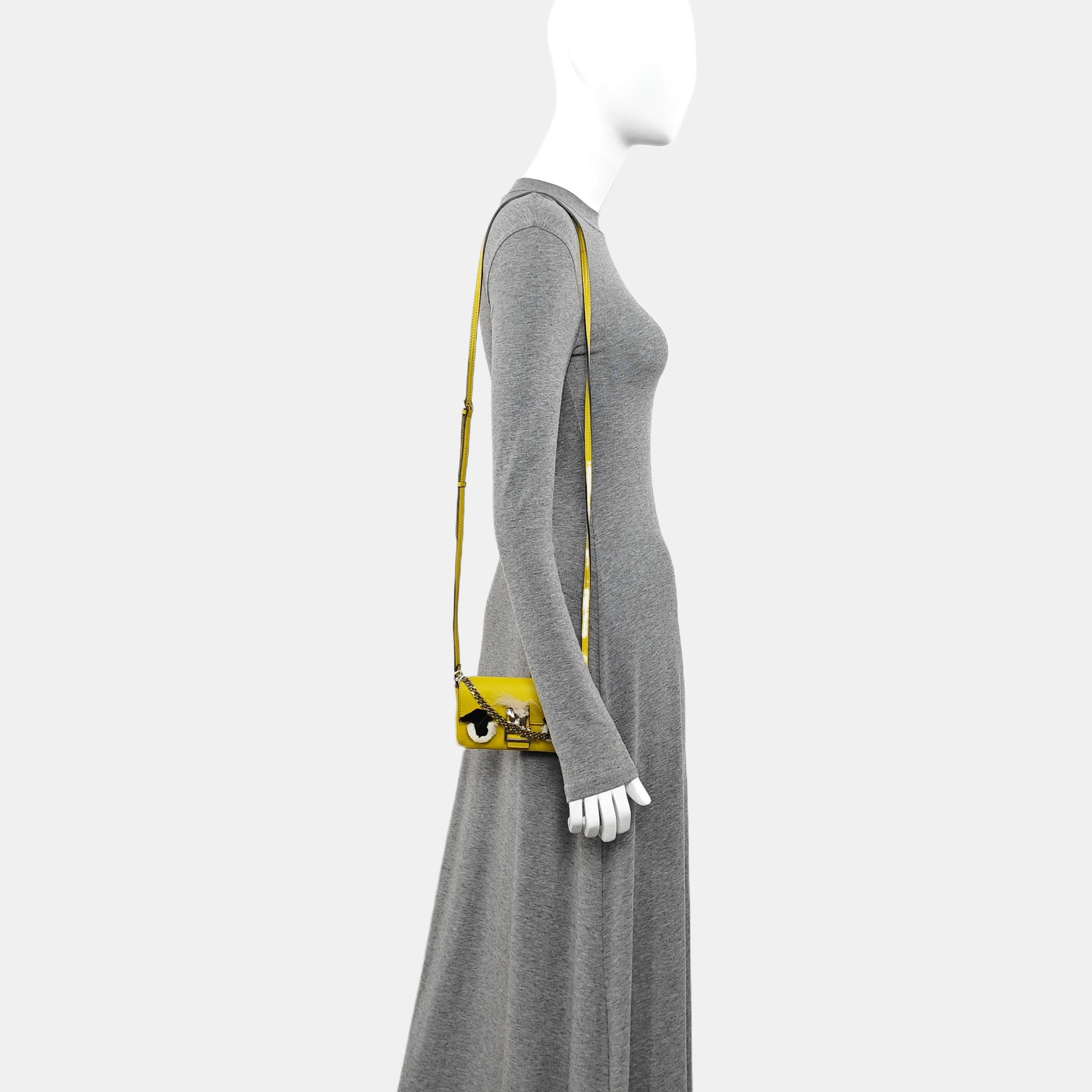 Baguette Micro Calfskin Yellow