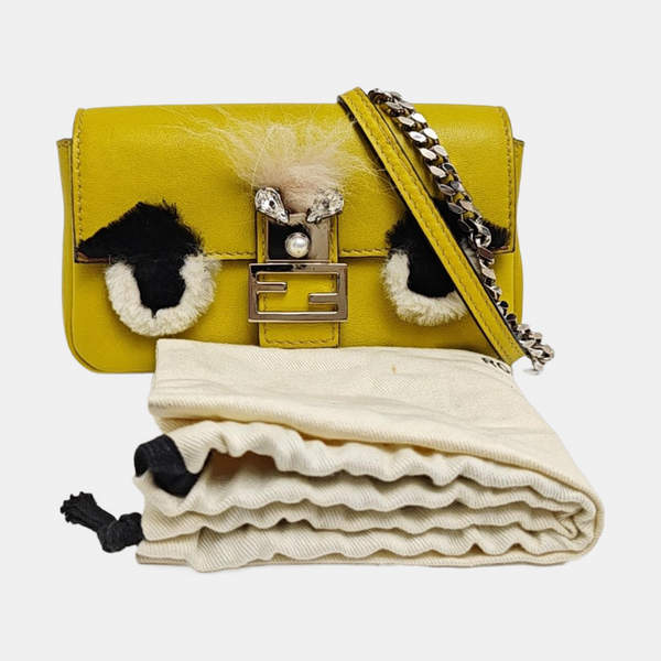 Baguette Micro Calfskin Yellow