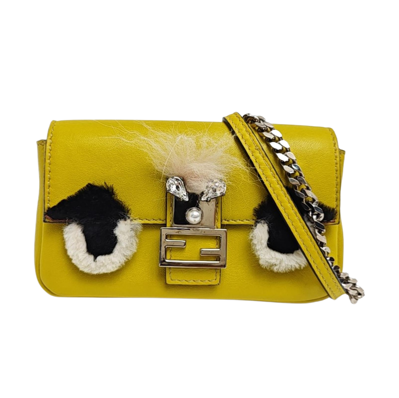 Baguette Micro Calfskin Yellow