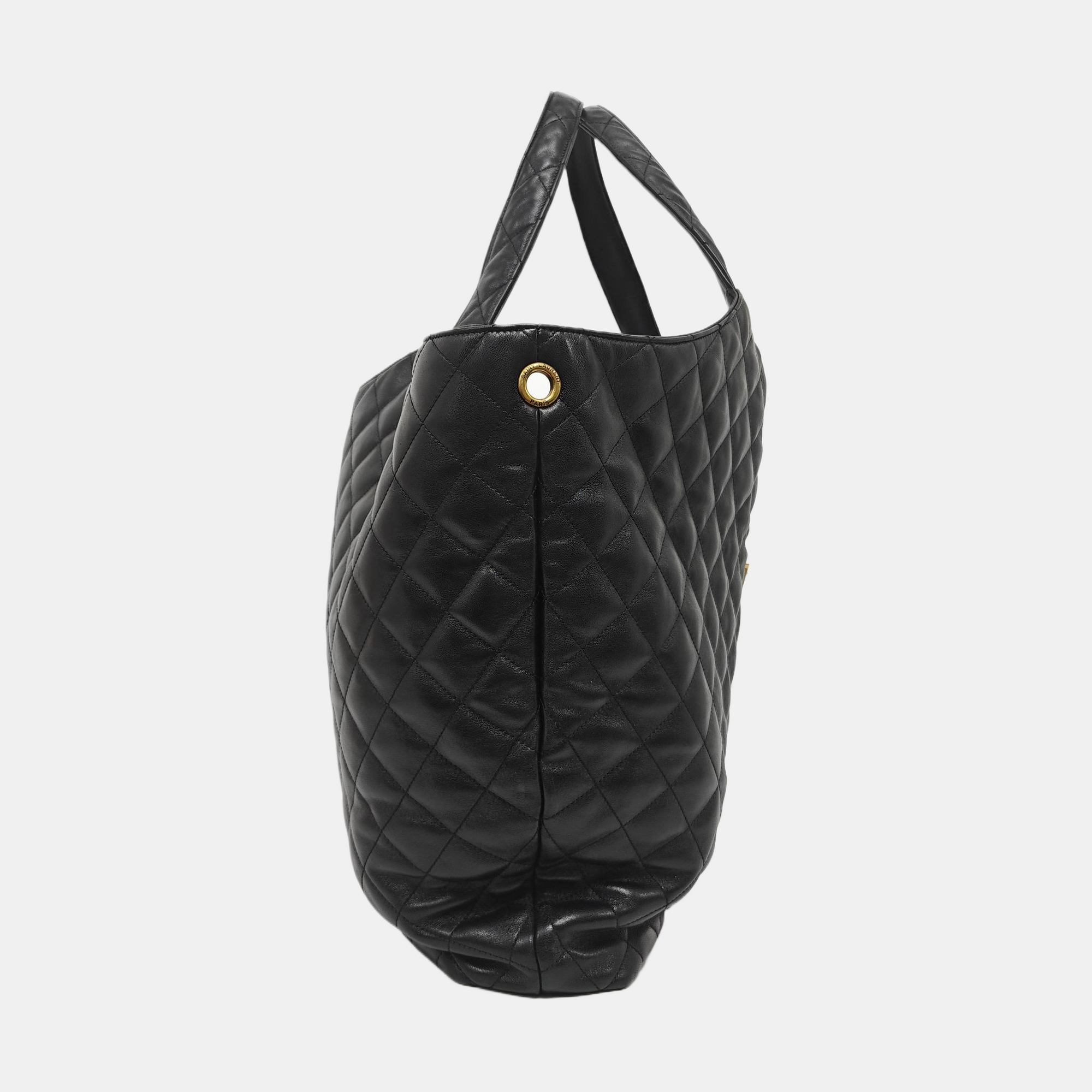 ICARE Extra Large Quilted Lambskin Black