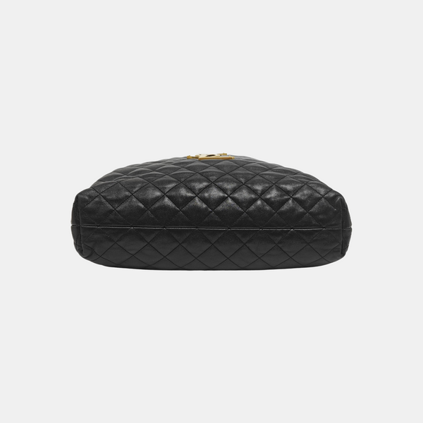 ICARE Extra Large Quilted Lambskin Black