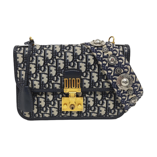 Dioraddict Oblique Canvas Blue
