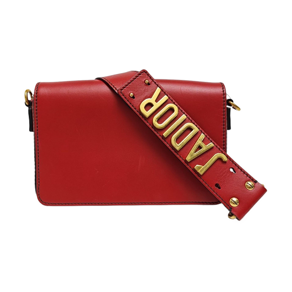J'adior Small Calfskin Red