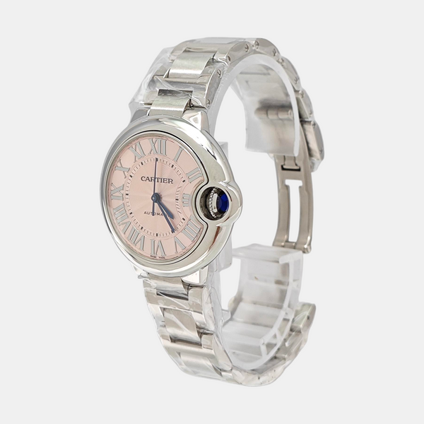 Ballon Bleu de Cartier 33mm Pink Automatic Watch