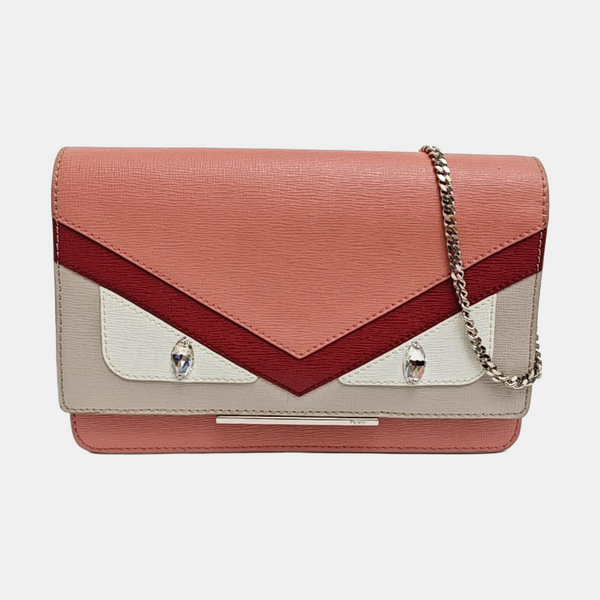 Calfskin Shoulder Bag Pink