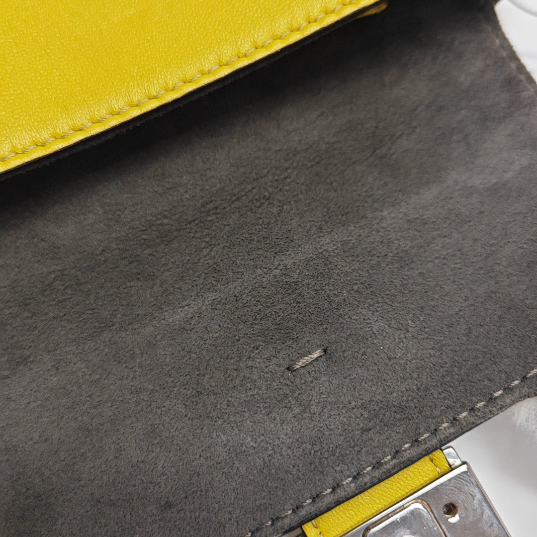 Baguette Micro Calfskin Yellow