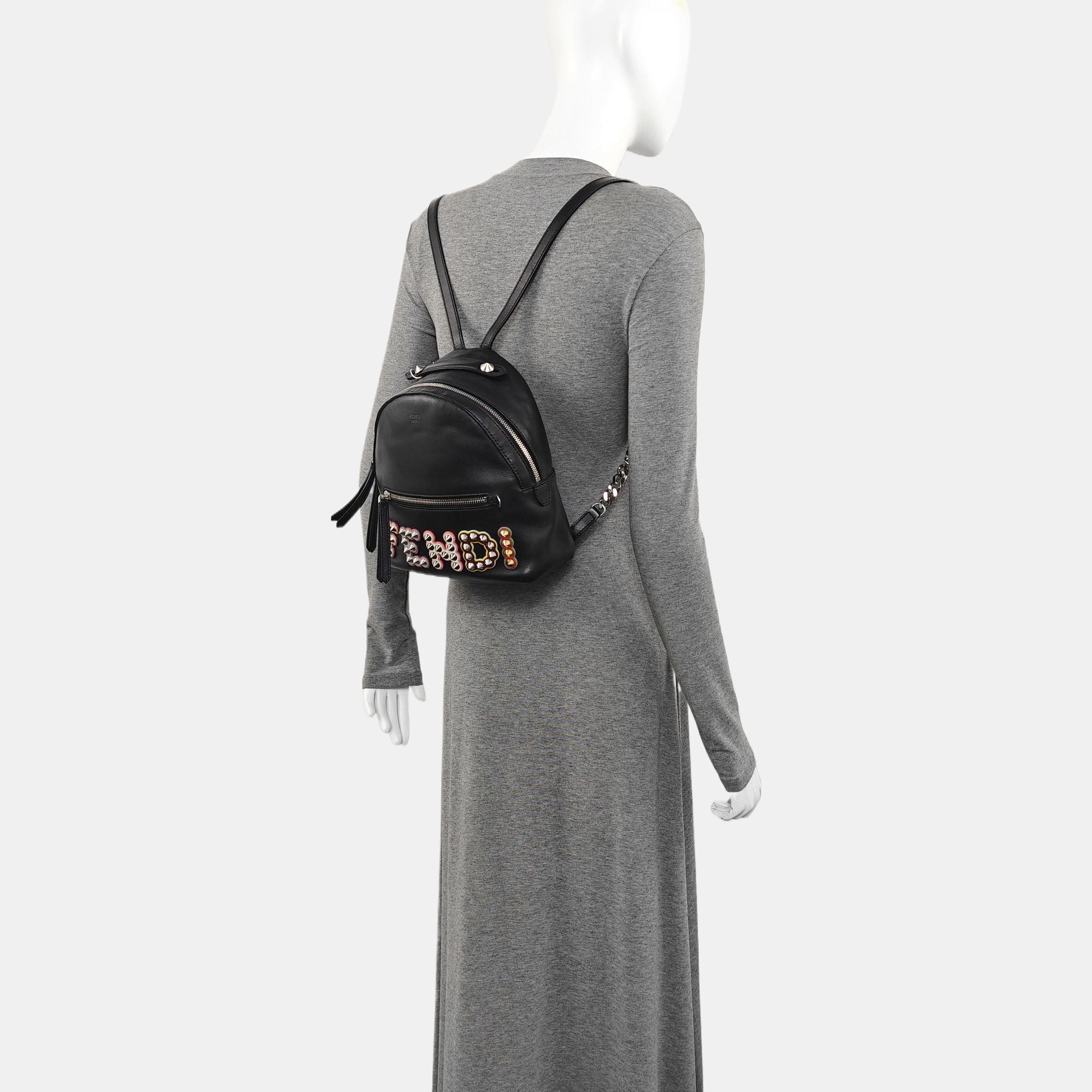 Calfskin Backpack Black