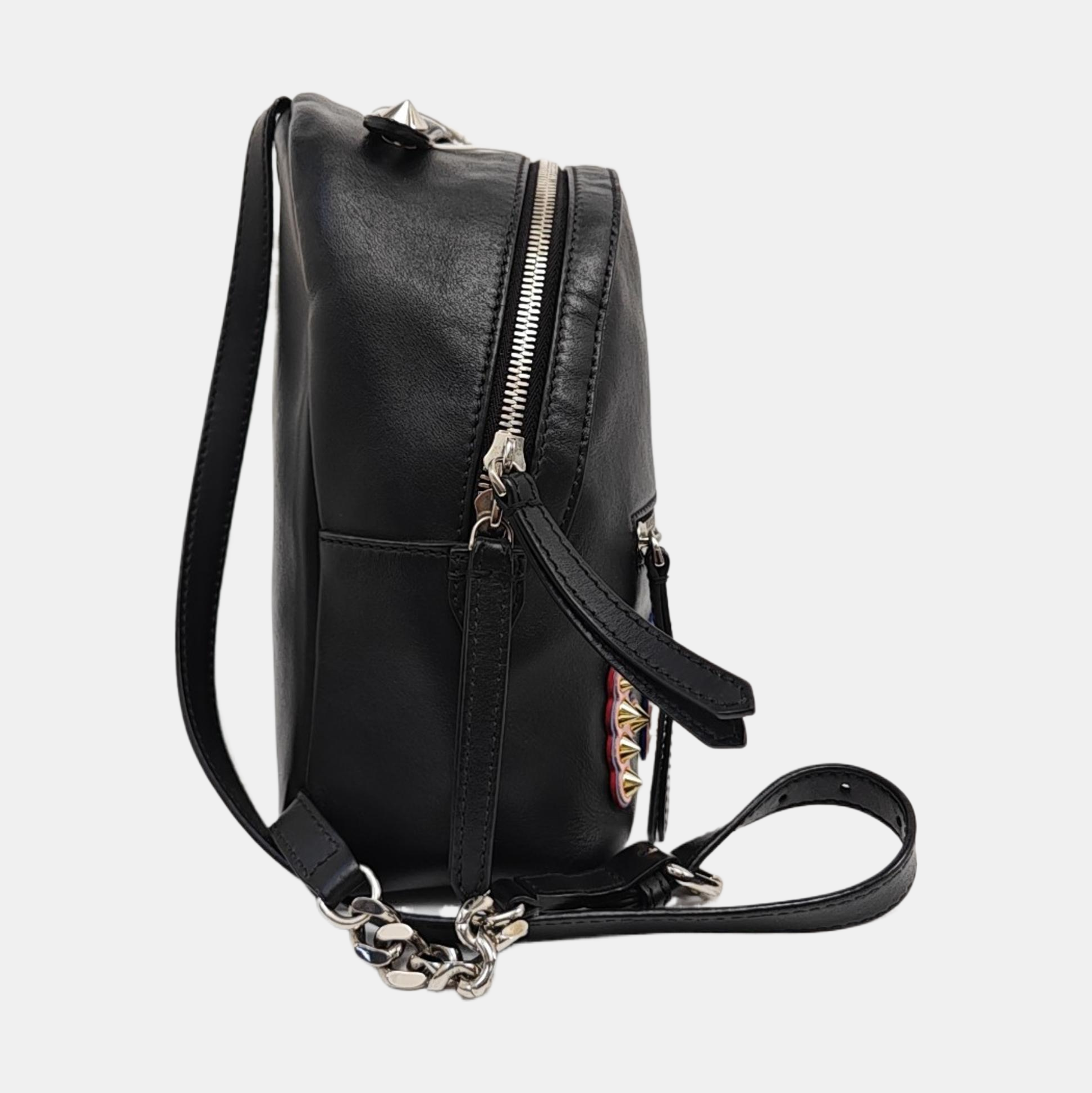 Calfskin Backpack Black