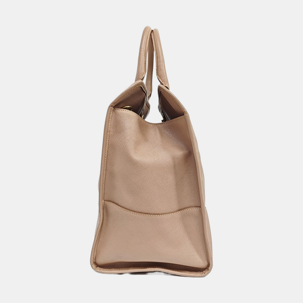 Calfskin Shoulder Bag Brown