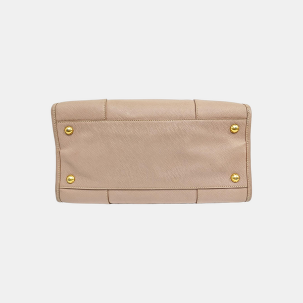 Calfskin Shoulder Bag Brown