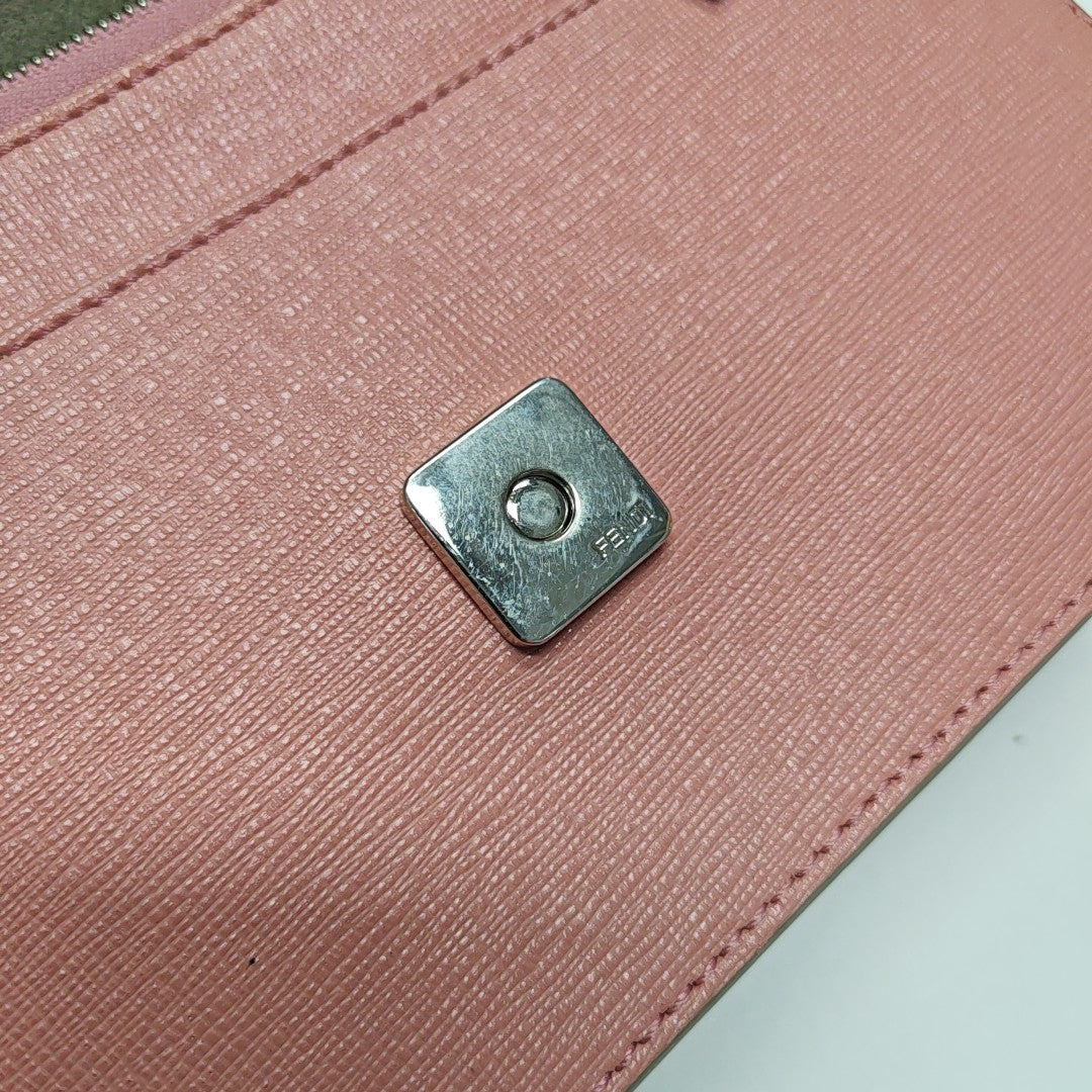 Calfskin Shoulder Bag Pink