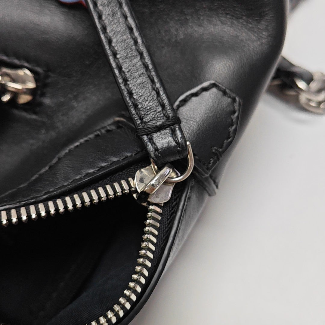 Calfskin Backpack Black