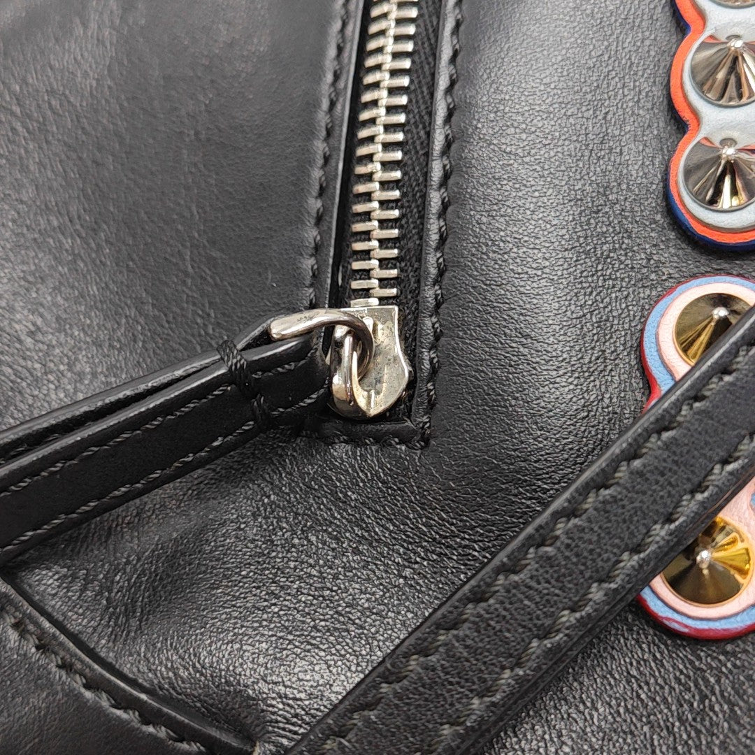 Calfskin Backpack Black