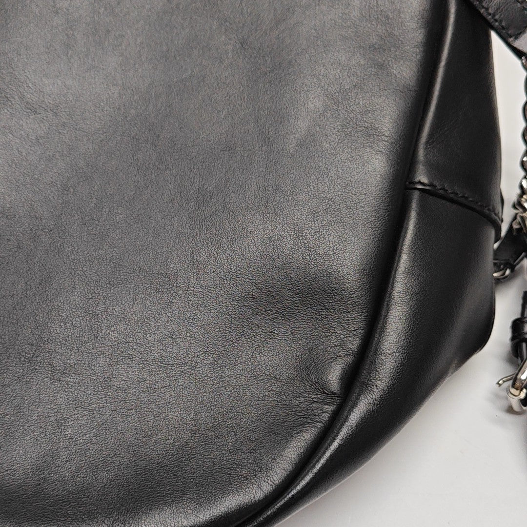 Calfskin Backpack Black