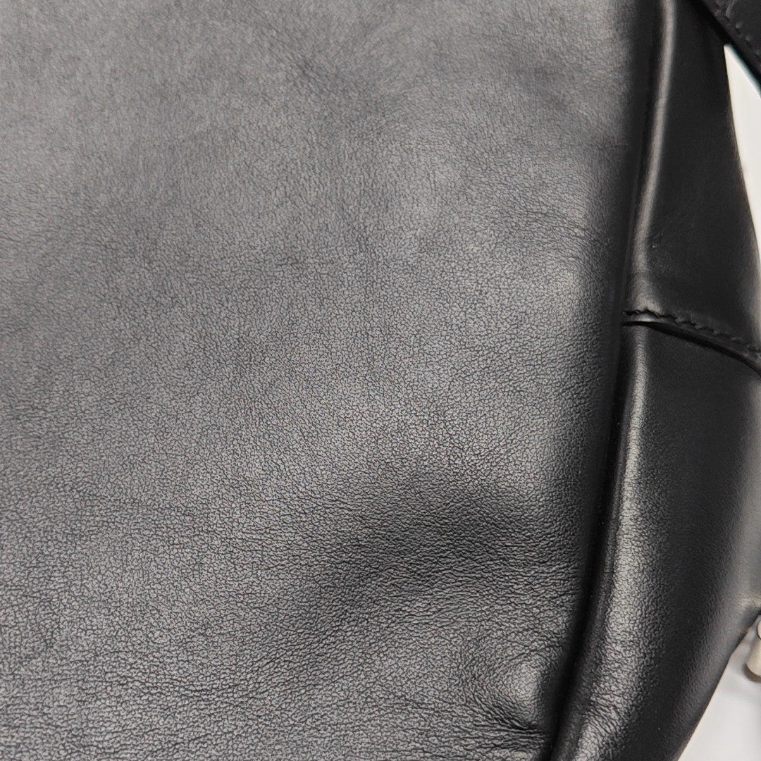 Calfskin Backpack Black