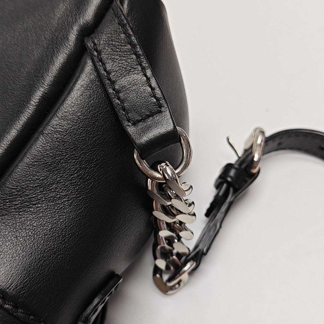 Calfskin Backpack Black